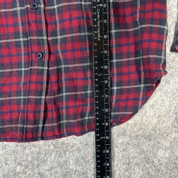 Rails Flannel Womens Small Jackson Cardinal Patriot Red Plaid Shirt - Picture 5 of 8